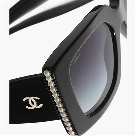 chanel pearl c501|CHANEL Sunglasses: Square Sunglasses, acetate.